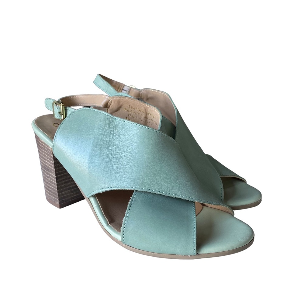 Seychelles Mint Green Heeled Sandals